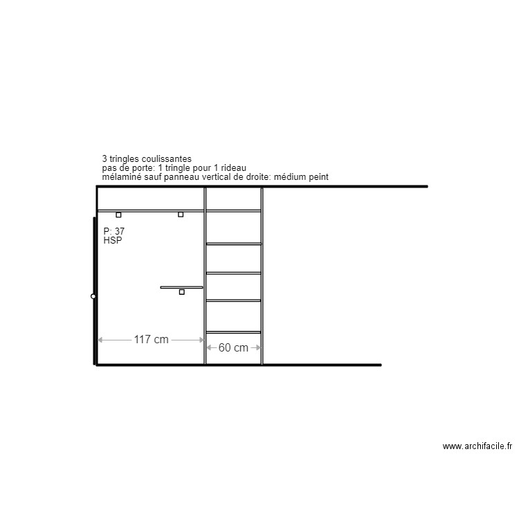 placard laure. Plan de 0 pièce et 0 m2