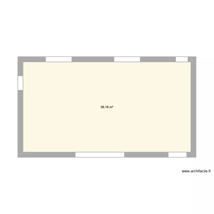 studio. Plan de 