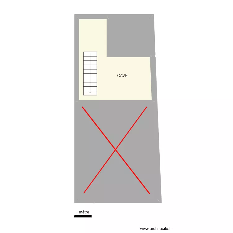 Fontaine neuve 27 CAVE R-1. Plan de Fontaine neuve 27 CAVE R-1. Plan de