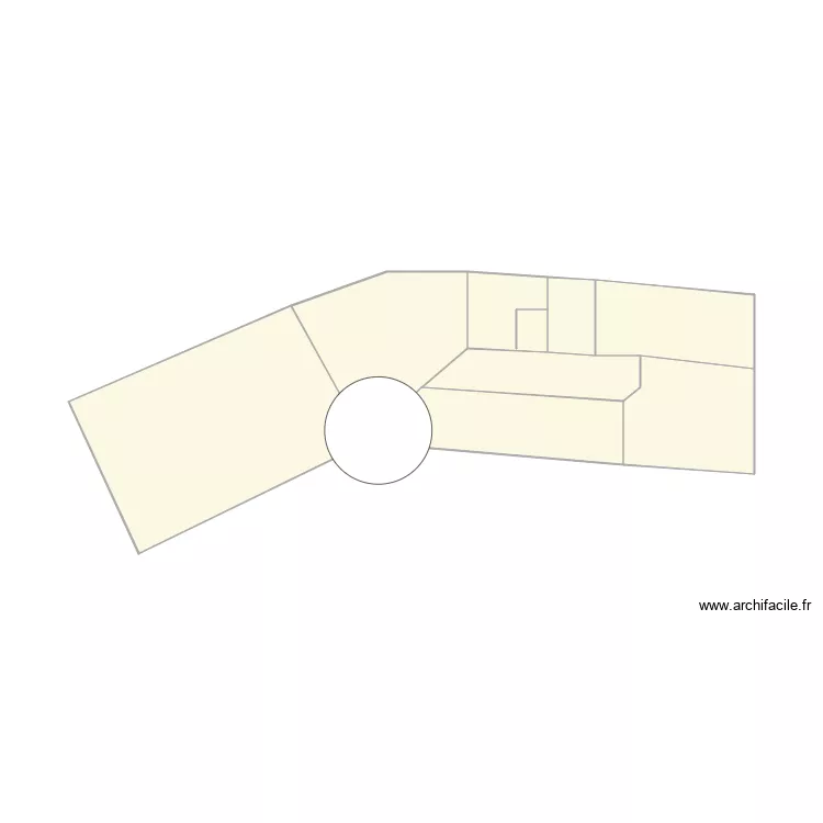 Croquis PAUQUET. Plan de 