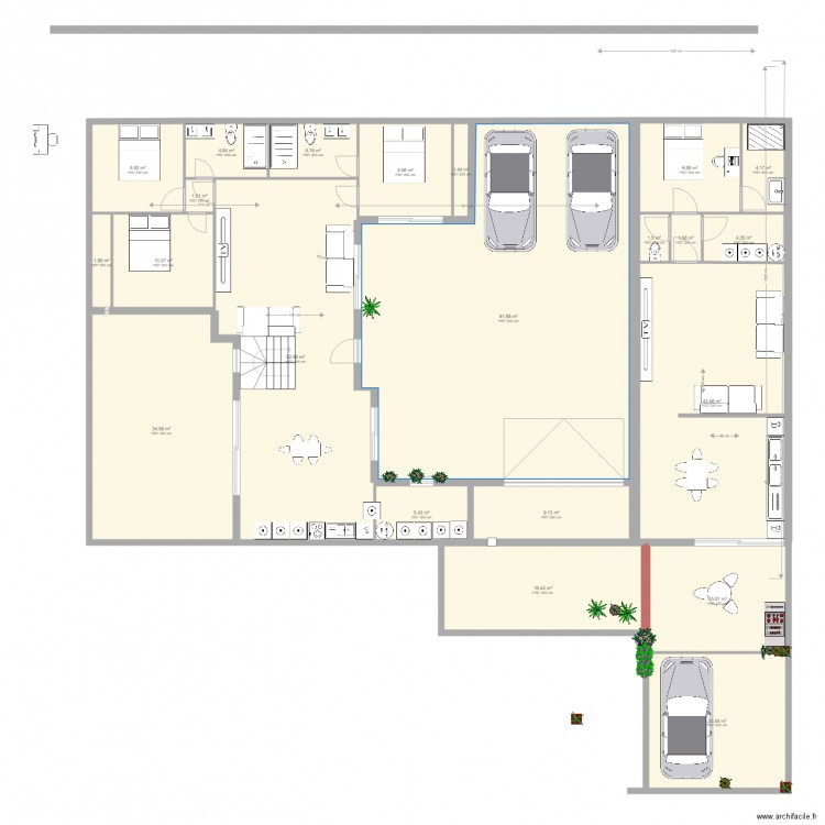 version1. Plan de 0 pièce et 0 m2