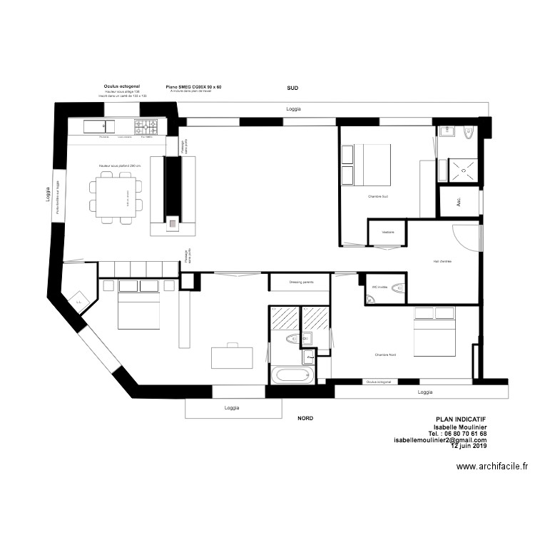 plan 12 06 2019 VERSION 1. Plan de 0 pièce et 0 m2