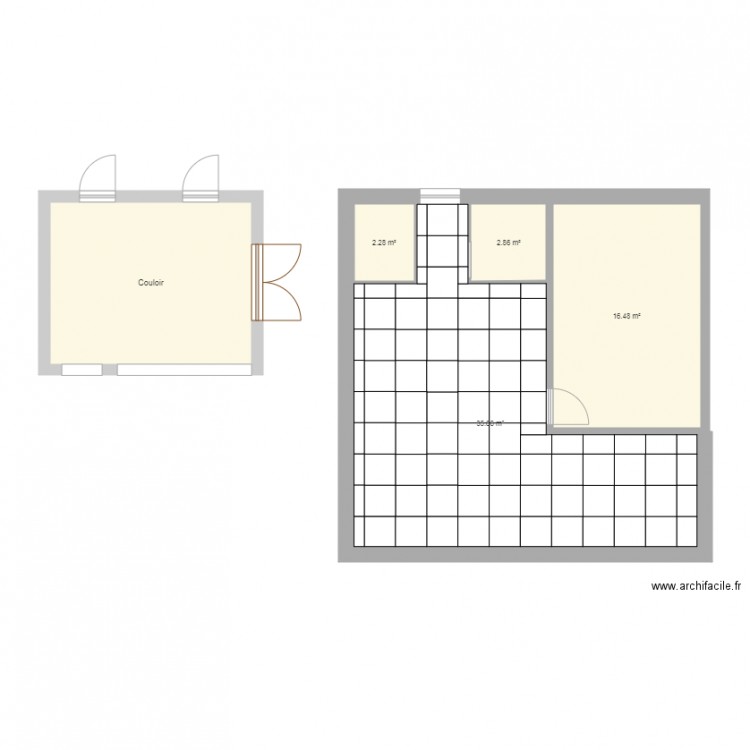 Calepinage Carrelage. Plan de 0 pièce et 0 m2
