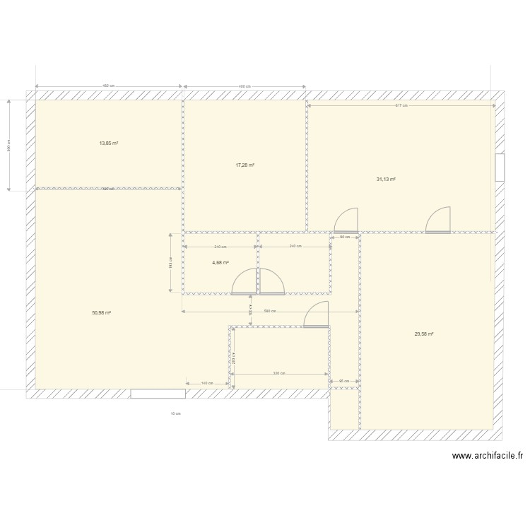 chantier GUIPAVAS. Plan de 0 pièce et 0 m2