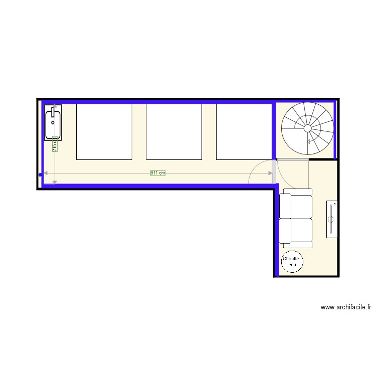 cave. Plan de 0 pièce et 0 m2