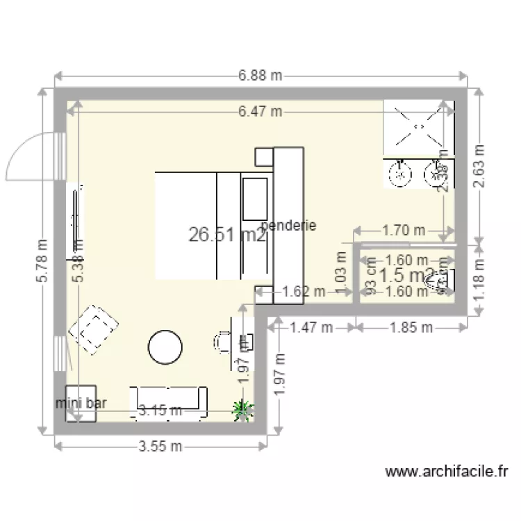 chambre hotel 19. Plan de chambre hotel 19. Plan de