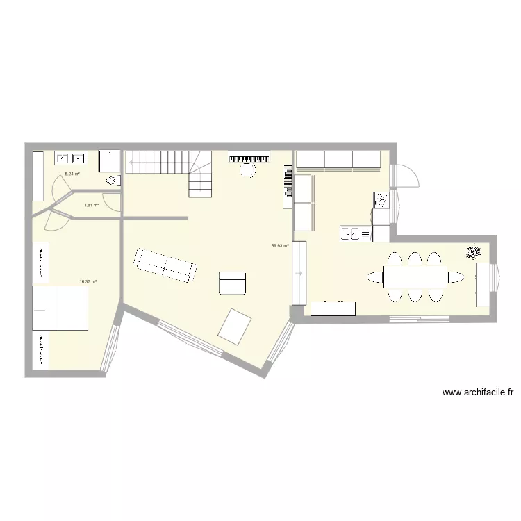 Rez de chaussée BIs. Plan de Rez de chaussée BIs. Plan de