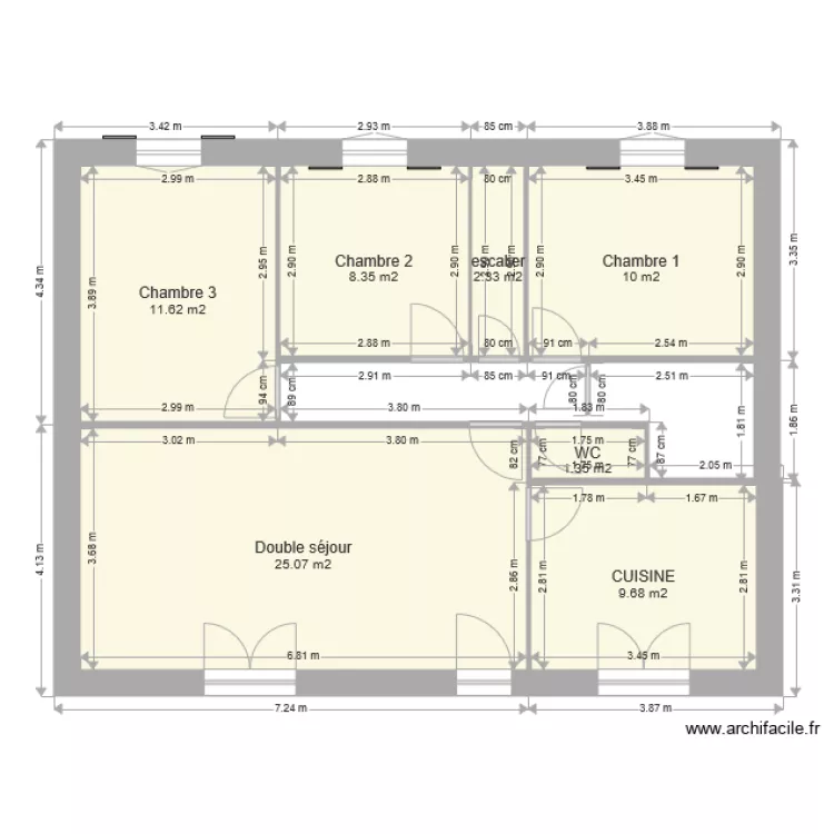 impasse des bruy&egrave;res d&eacute;c 2015. Plan de 