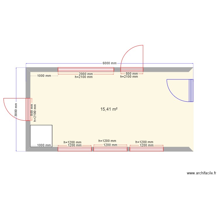 18 Деулино. Plan de 0 pièce et 0 m2