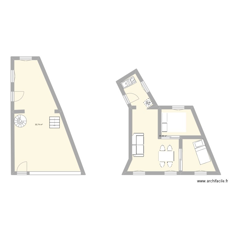 titre. Plan de 0 pièce et 0 m2