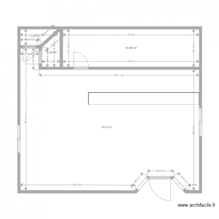 55670 Plano Paloma. Plan de 0 pièce et 0 m2