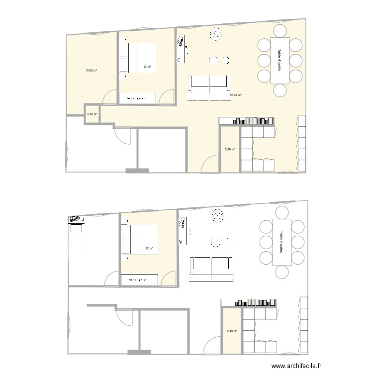 AppartementGrogn3. Plan de 0 pièce et 0 m2