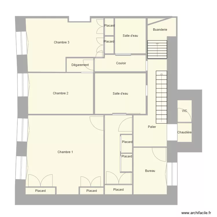 Buisson 1er. Plan de 