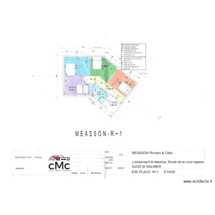 R1 St Galmier. Plan de 0 pièce et 0 m2