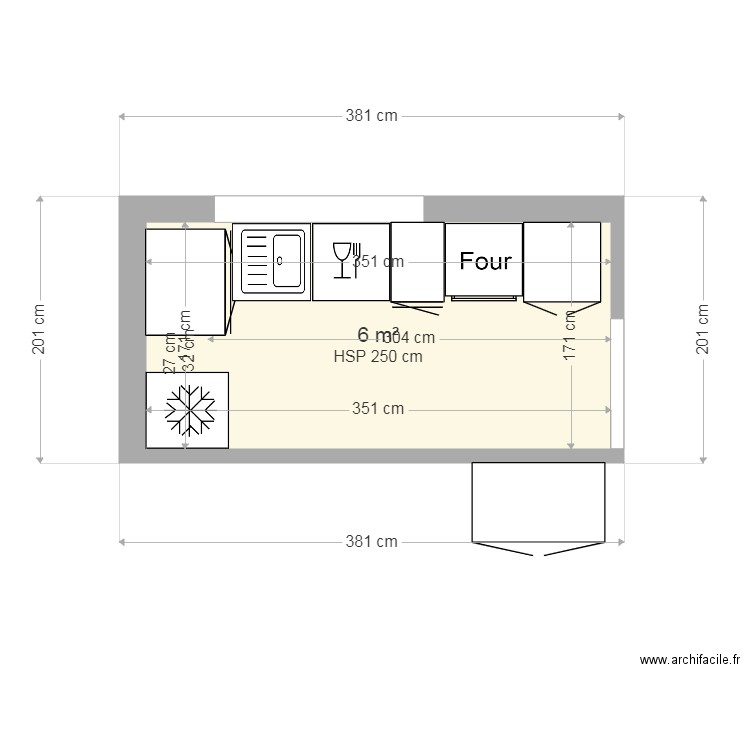 Cuisine BB. Plan de 0 pièce et 0 m2