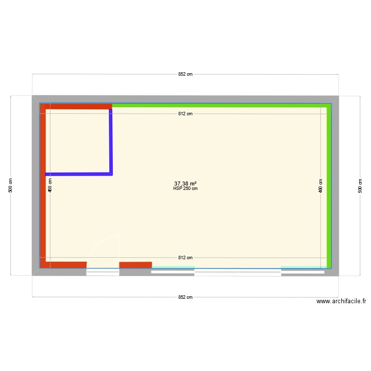 fiesta isolation. Plan de 4 pièces et 89 m2