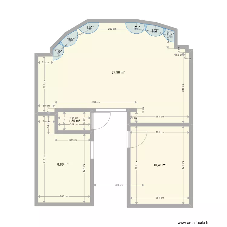 appartement luisant. Plan de 10 et 86 m² appartement luisant. Plan de 10 et 86 m²