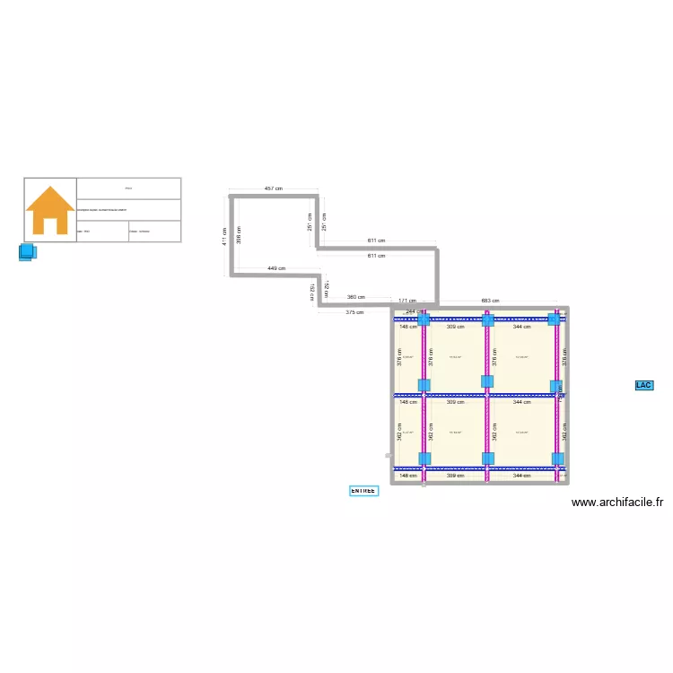 Plan chalet beaulac stratford. Plan de 