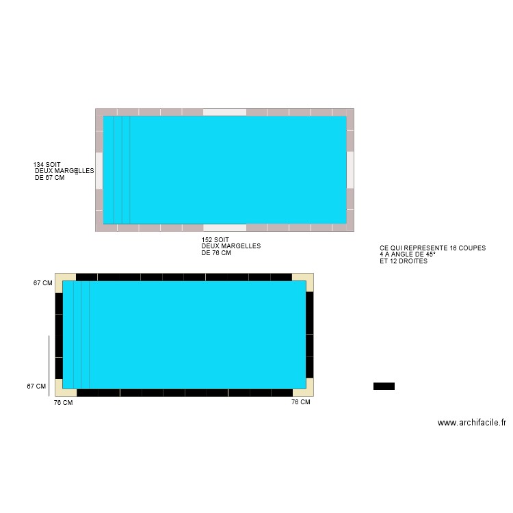 PISCINE. Plan de 0 pièce et 0 m2