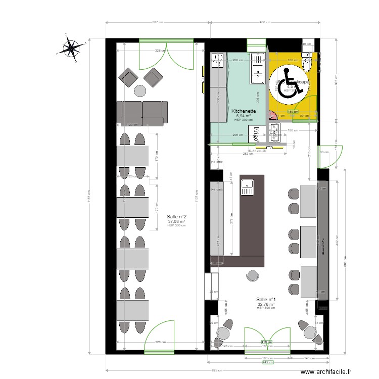 ATELIER ERP 2. Plan de 4 pièces et 81 m2