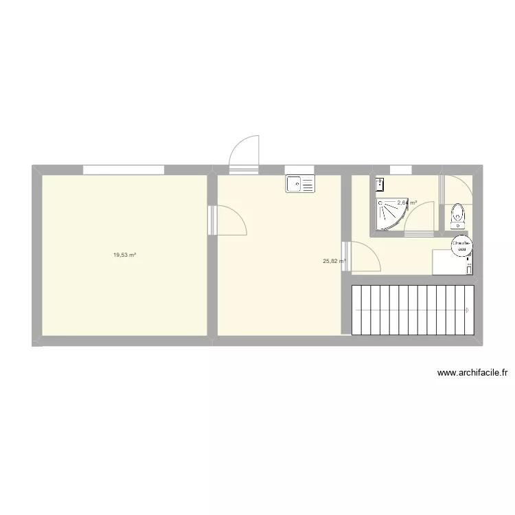 the second 1er etage. Plan de 