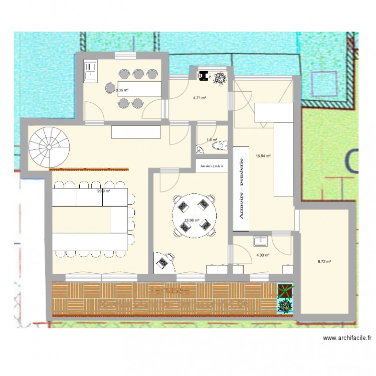 Audaces RDC Meilhan. Plan de 0 pièce et 0 m2