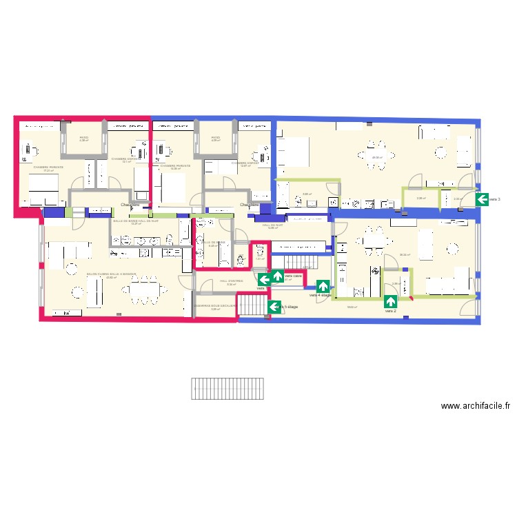 llv plan de l existant rectifié. Plan de 0 pièce et 0 m2