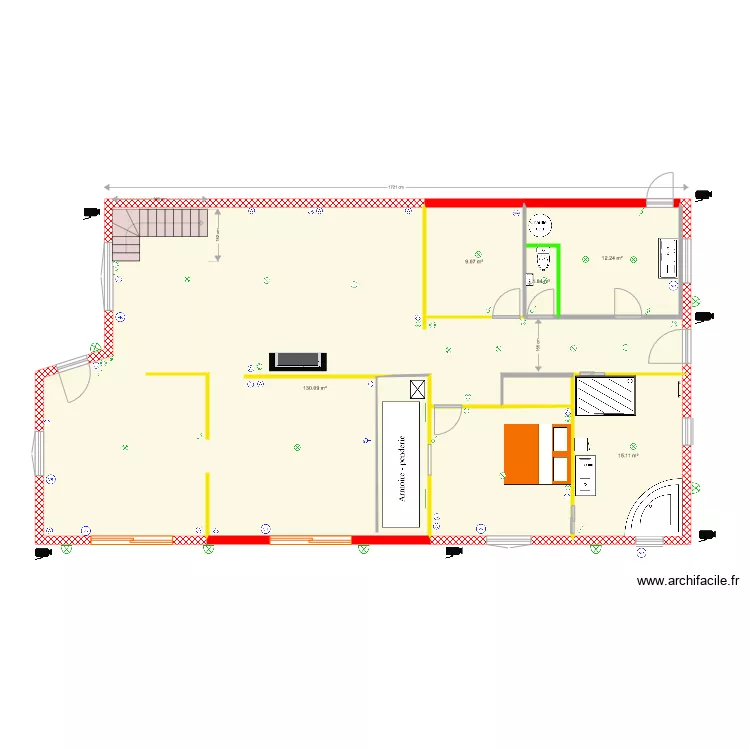 MAISON MAX meubl&eacute;e 2020. Plan de 