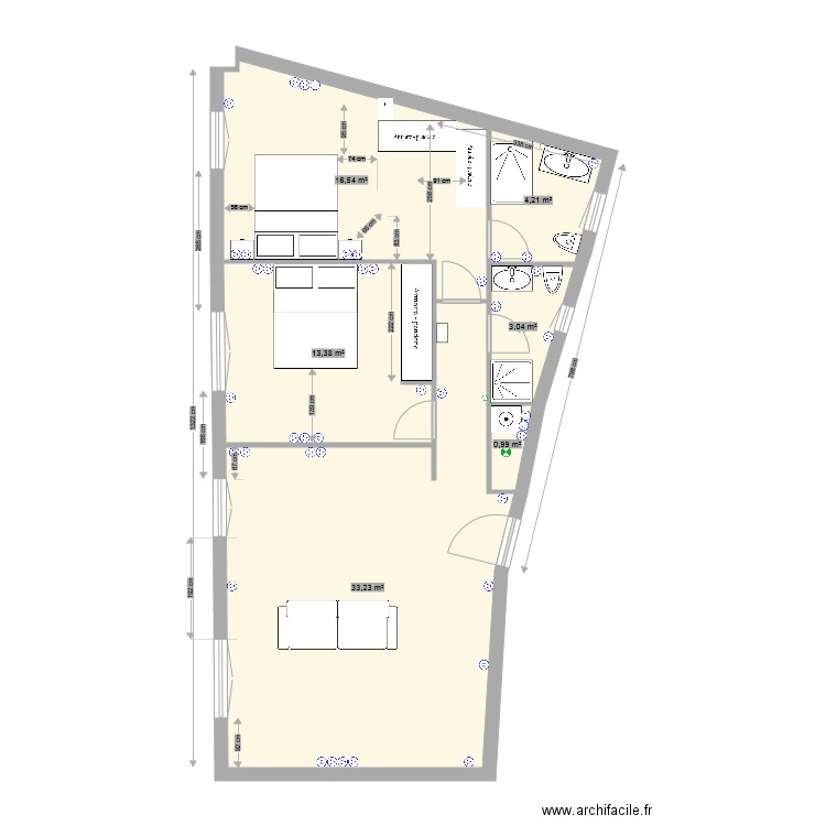 plan antibes 3 prises. Plan de 0 pièce et 0 m2