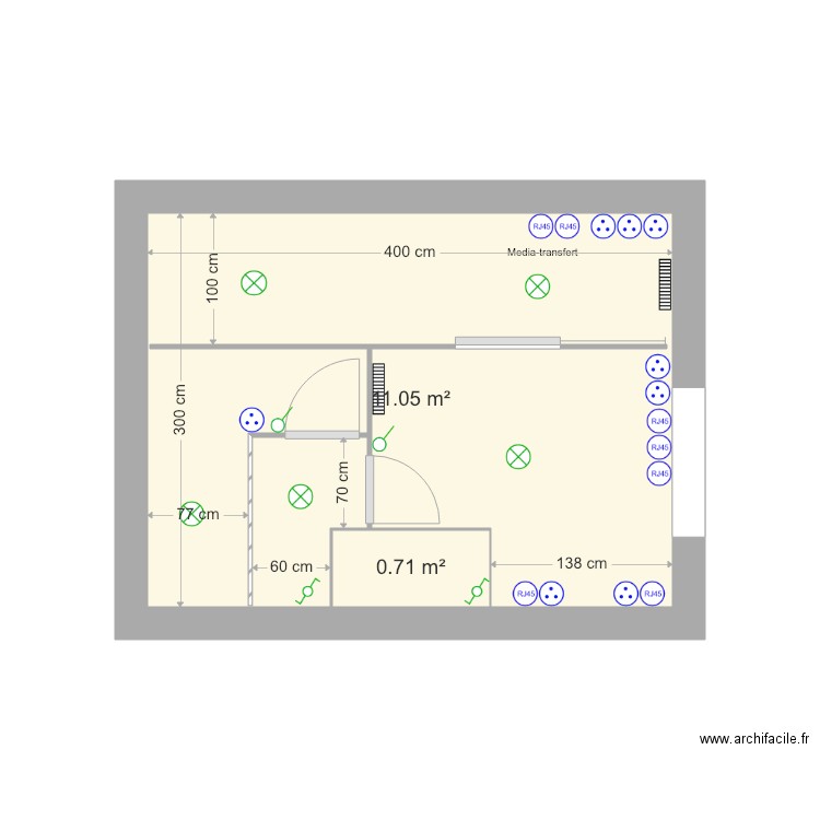 garage haut6. Plan de 0 pièce et 0 m2