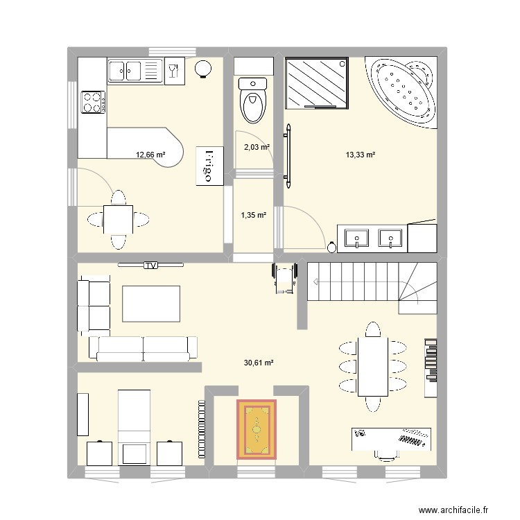 e33. Plan de 0 pièce et 0 m2