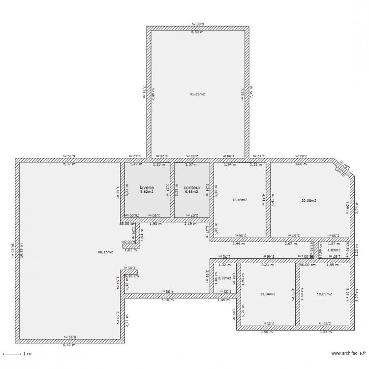 dfhyfgh. Plan de 0 pièce et 0 m2
