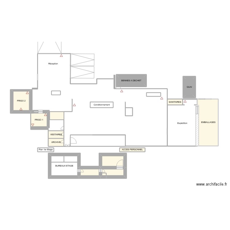 Station Plan. Plan de 19 pièces et 26 m2