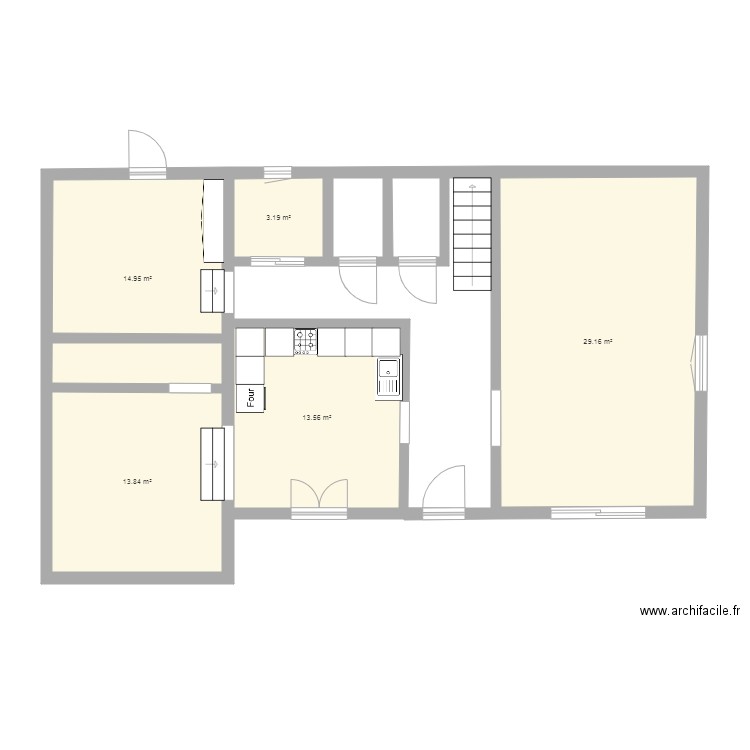 Maison Nîmes RDC. Plan de 0 pièce et 0 m2