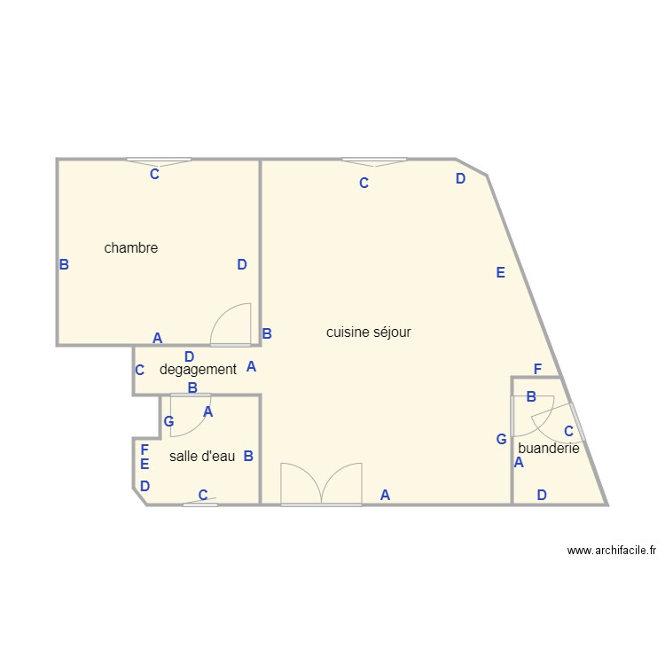 duprez claudine PB. Plan de 0 pièce et 0 m2
