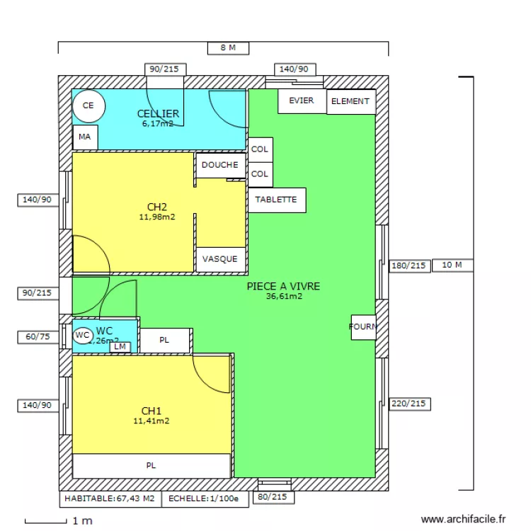 BASLIEUX NOUS1. Plan de 