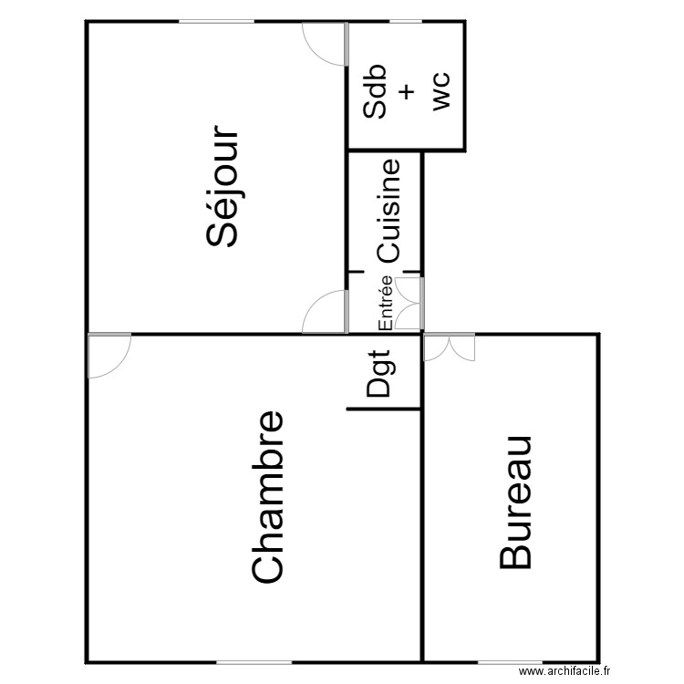 Bouleau 29 11. Plan de 5 pièces et 593 m2