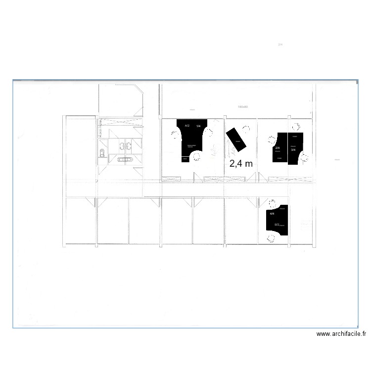 rouelle plan à coté. Plan de 0 pièce et 0 m2