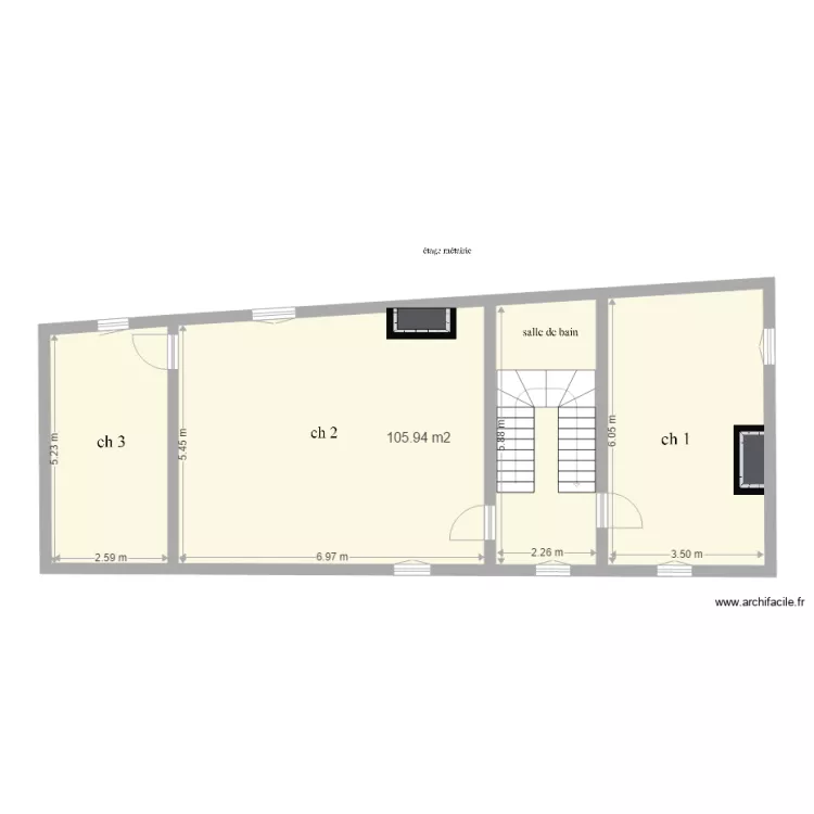GRANDE MAISON ETEGE1. Plan de 