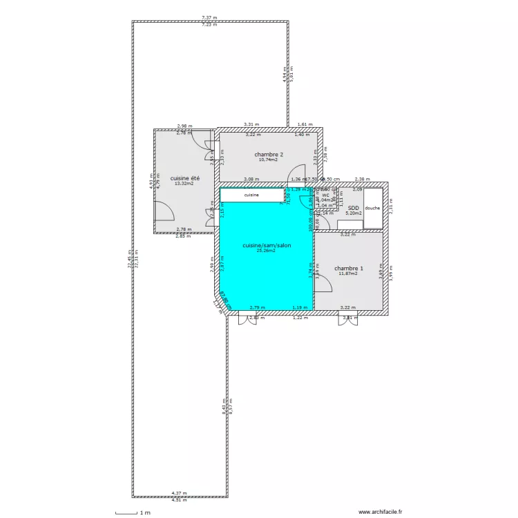 Golfe Juan Projet 2. Plan de 