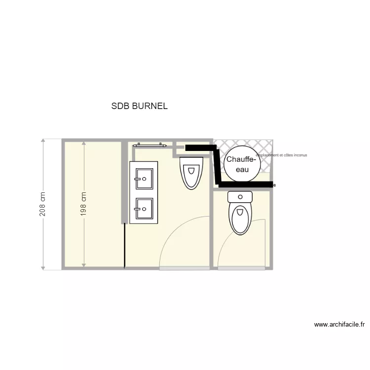 SDB BURNEL. Plan de 
