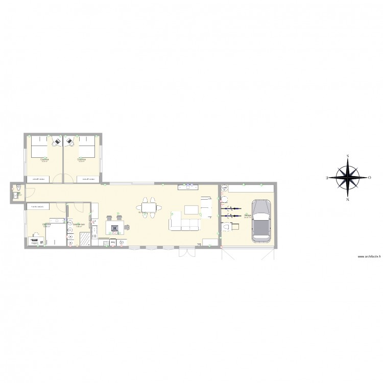villa hkh. Plan de 0 pièce et 0 m2