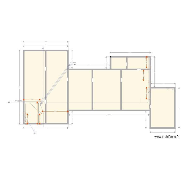 lecompte RESEAUX12. Plan de 8 pièces et 189 m2