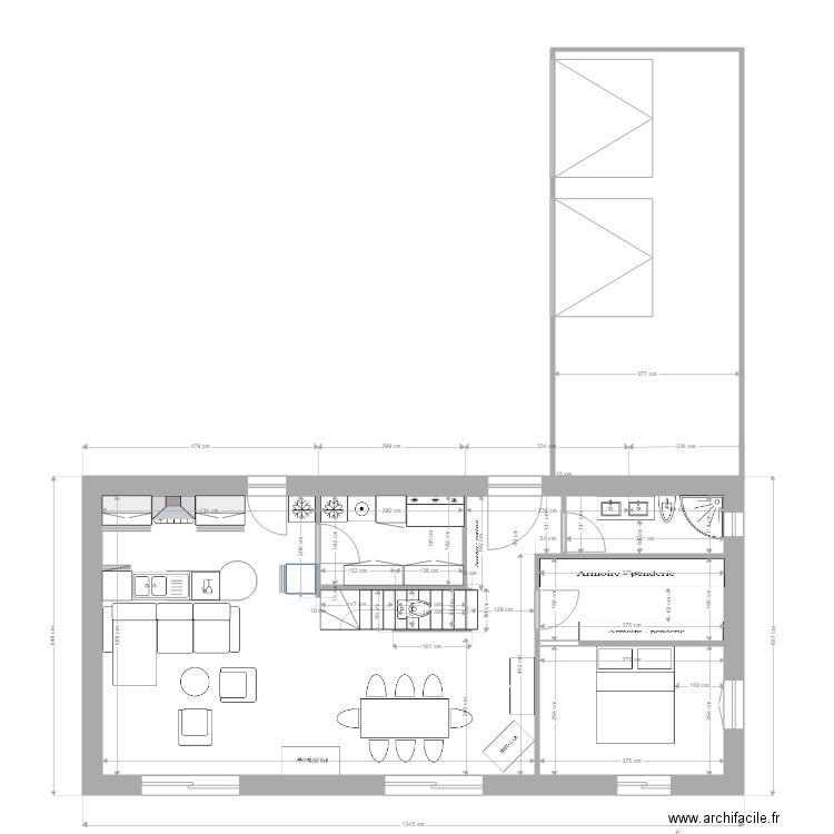 largeurmini6m5. Plan de 0 pièce et 0 m2