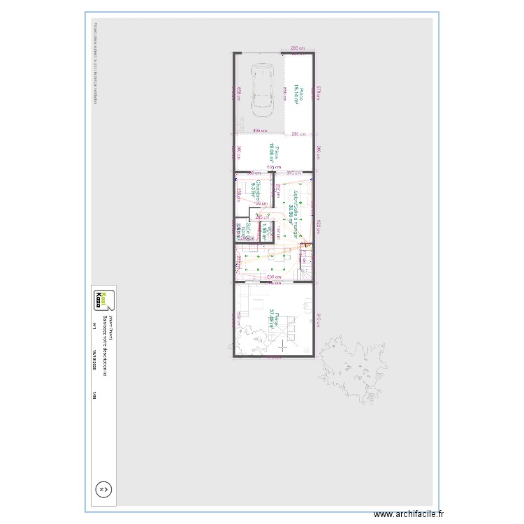 kondoki rdc . Plan de 0 pièce et 0 m2