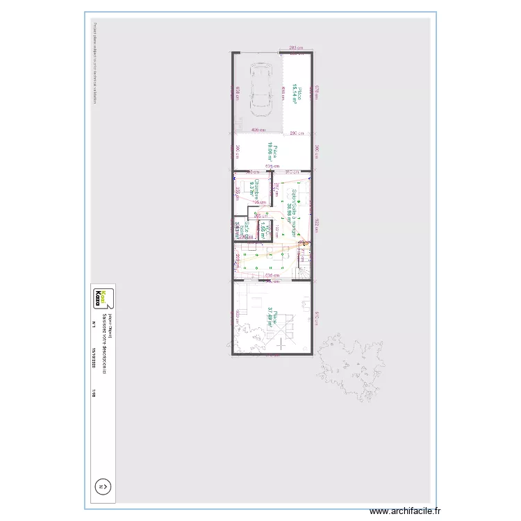 kondoki rdc . Plan de 