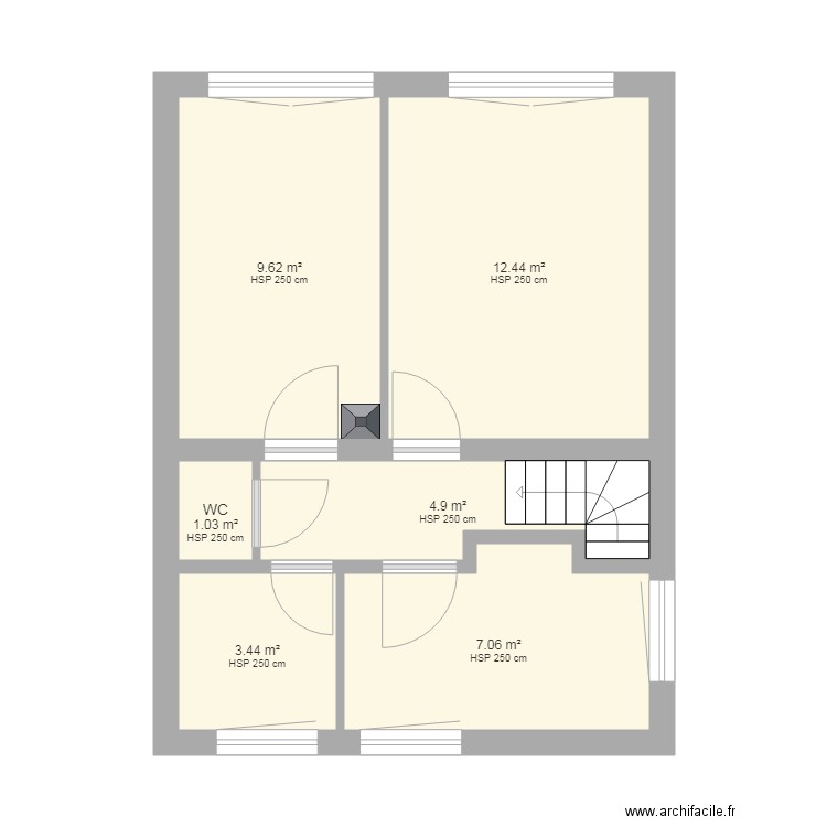 Étage. Plan de 0 pièce et 0 m2