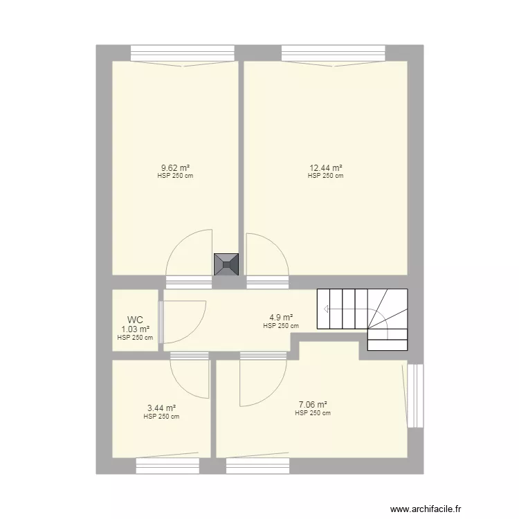 &Eacute;tage. Plan de 