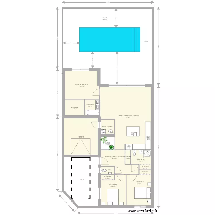 PLAN X PLUI PATIO V4 et JARDIN. Plan de 