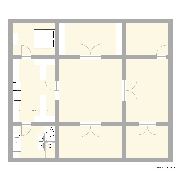 Scrawelle Rez1 Master 2e. Plan de 0 pièce et 0 m2